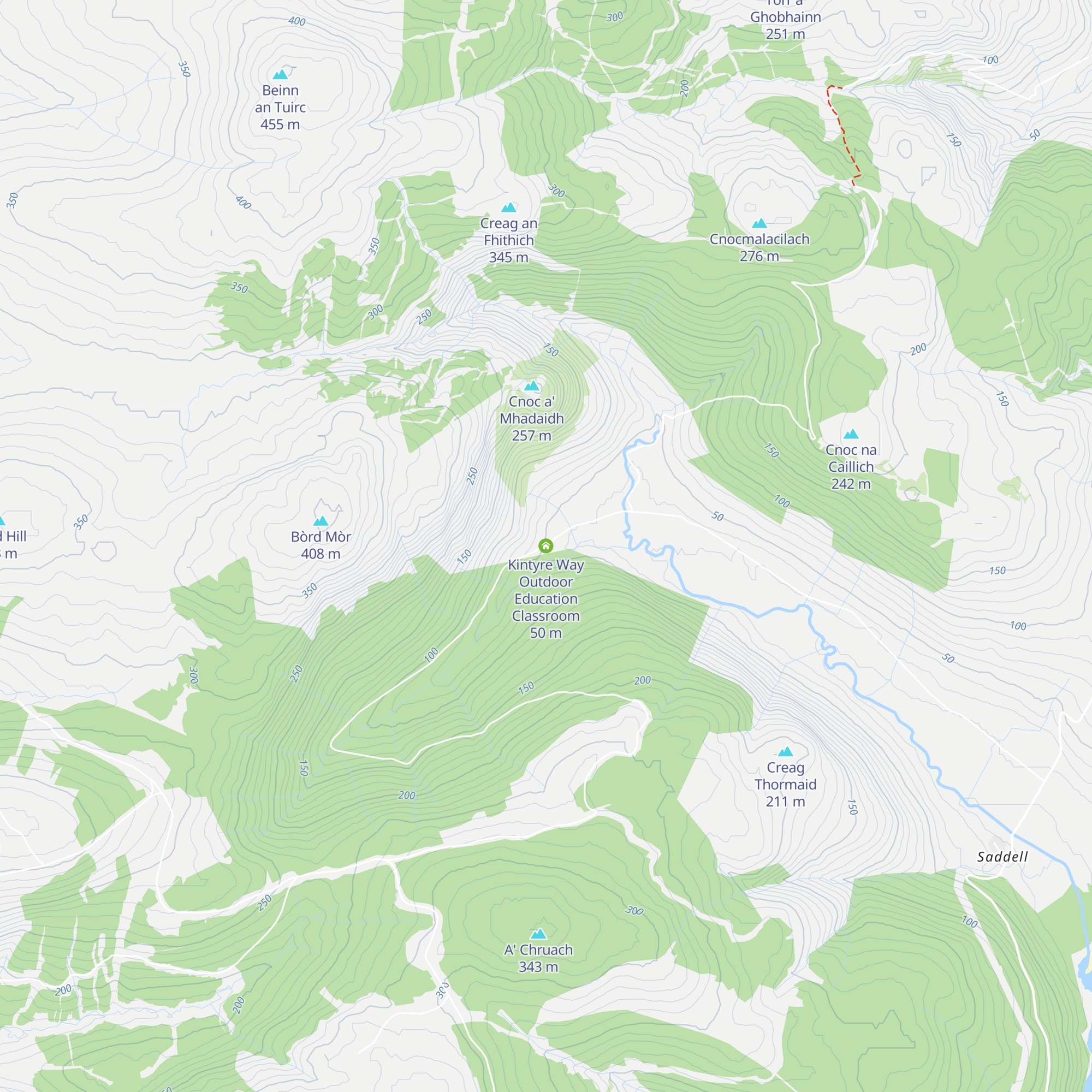 Kintyre Way Outdoor Education Classroom map