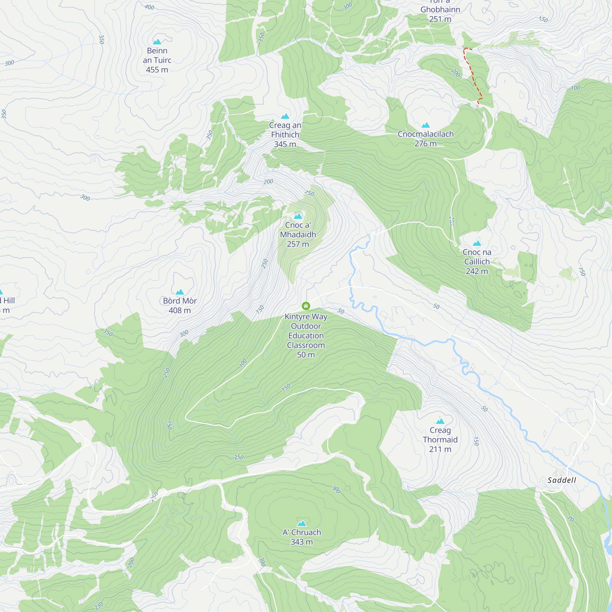 Kintyre Way Outdoor Education Classroom map