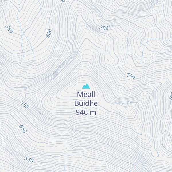 Map of Meall Buidhe