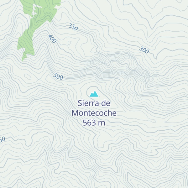 Map of Sierra de Montecoche