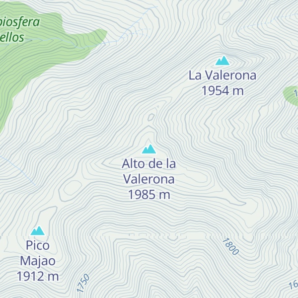 Map of Alto de la Valerona