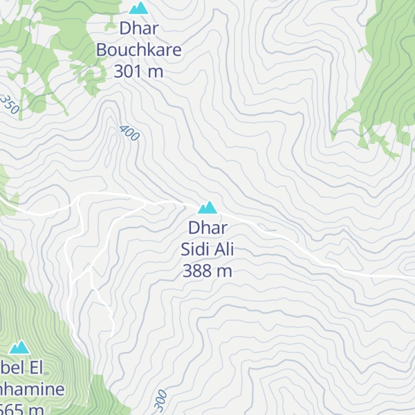 Map of Dhar Sidi Ali