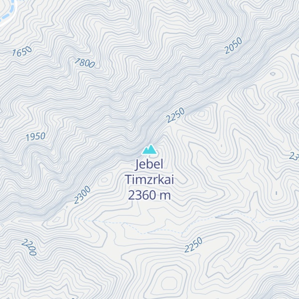 Map of Jebel Timzrkai