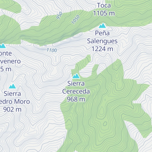 Map of Sierra Cereceda