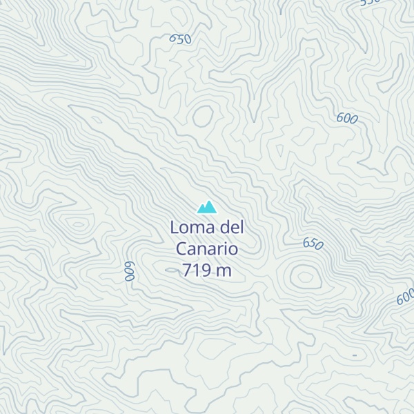 Map of Loma del Canario