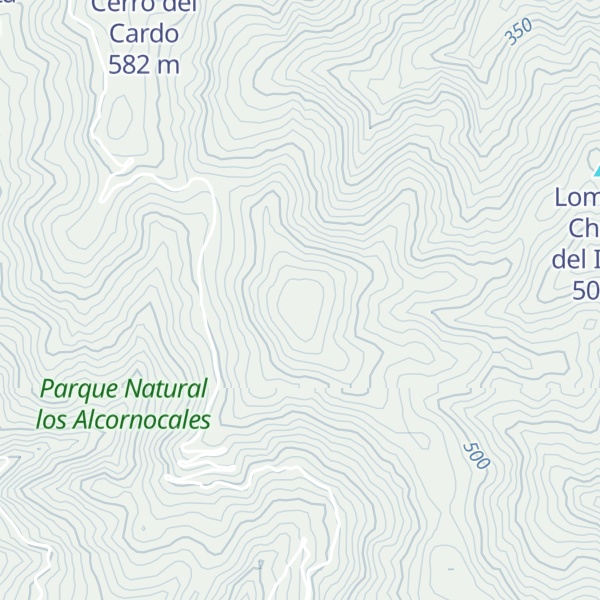 Map of Cerro de Talavera
