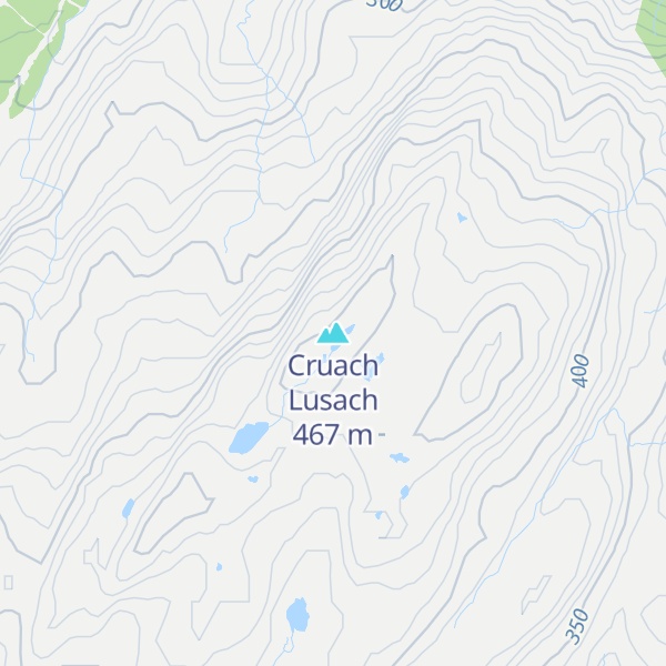 Map of Cruach Lusach