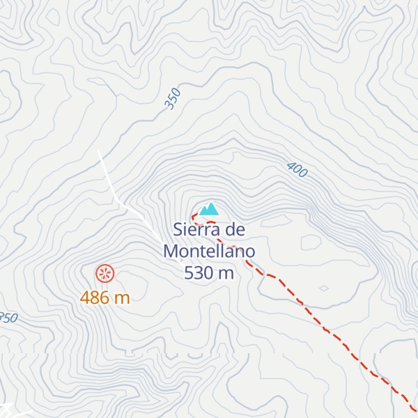 Map of Sierra de Montellano