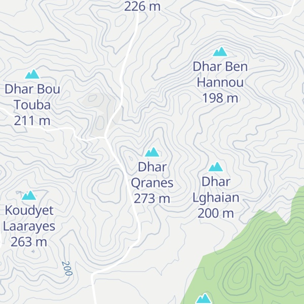 Map of Dhar Qranes