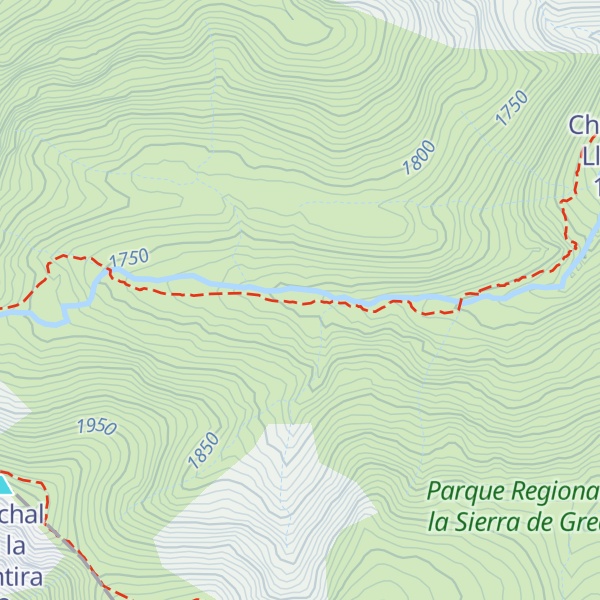 Map of Refugio de la Mina