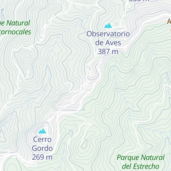 Map of Cerro del Contino