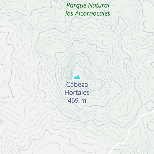 Map of Cabeza Hortales