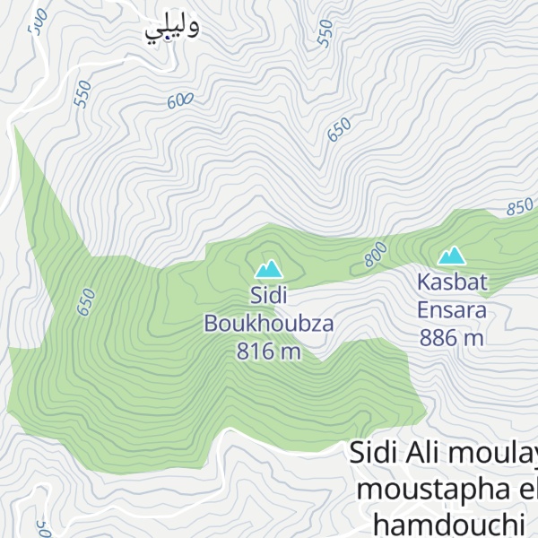 Map of Sidi Boukhoubza