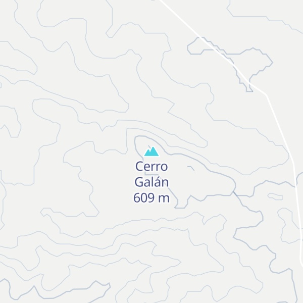 Map of Cerro Galán