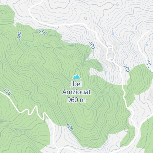 Map of Jbel Amziouat