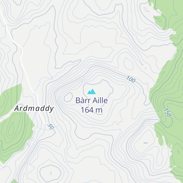 Map of Bàrr Aille