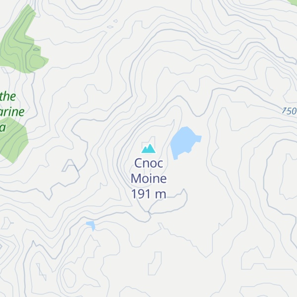 Map of Cnoc Moine