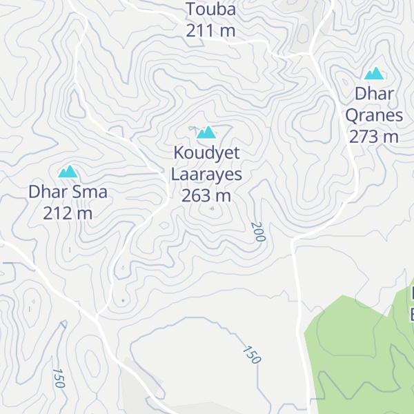 Map of Dhar Allali