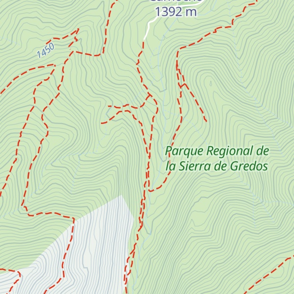 Map of Refugio Navacasera