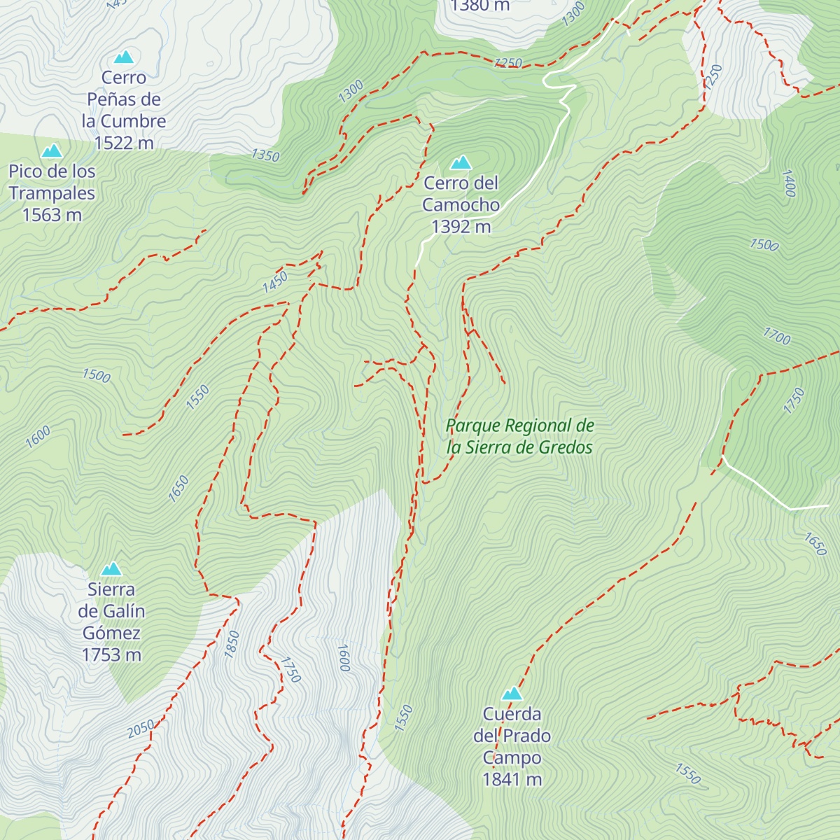 Refugio Navacasera map