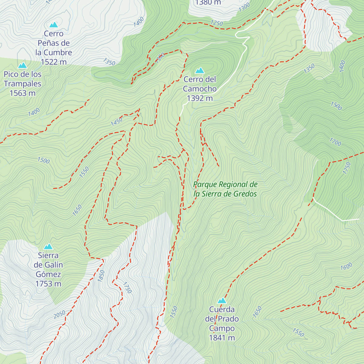 Refugio Navacasera map