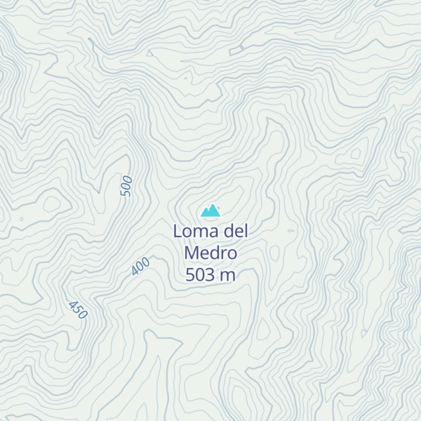 Map of Loma del Medro
