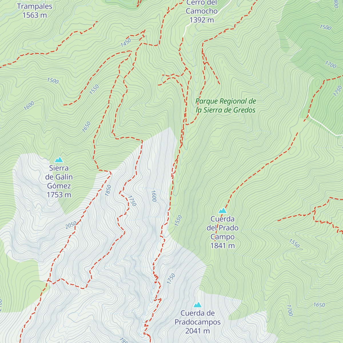 Refugio La Losa map