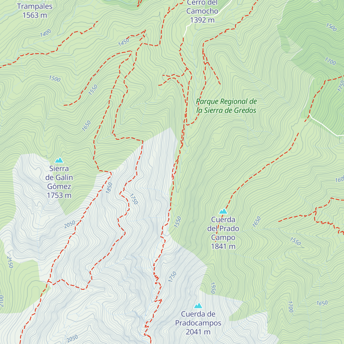 Refugio La Losa map