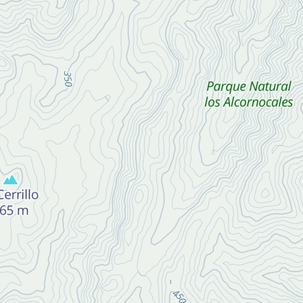 Map of Cerro Arnao