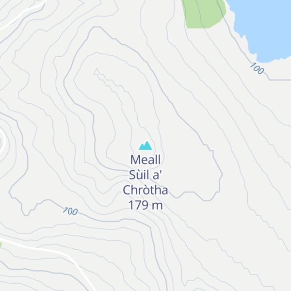 Map of Meall Sùil a' Chròtha