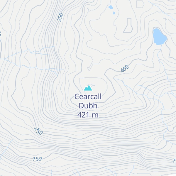 Map of Cearcall Dubh