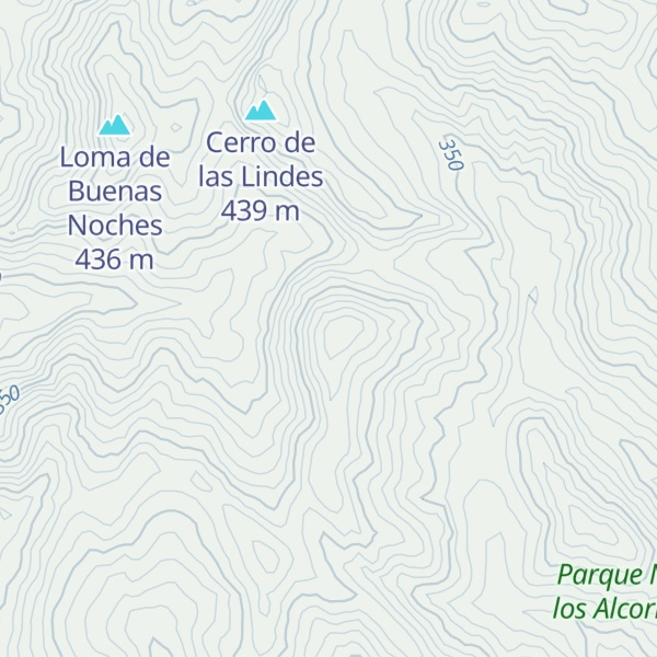 Map of Cerro de Cádiz