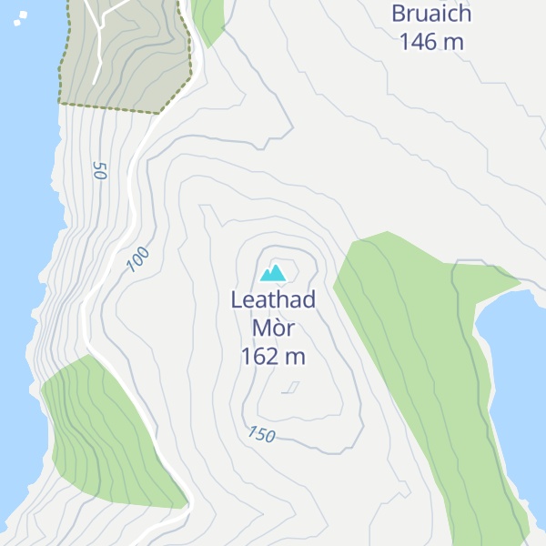 Map of Leathad Mòr