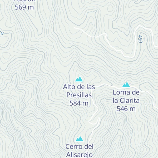 Map of Alto de las Presillas