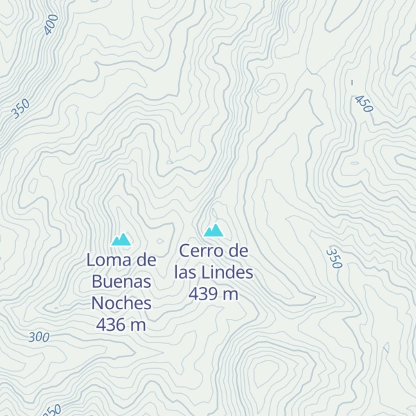 Map of Loma de los Gallegos