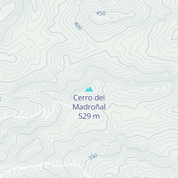 Map of Cerro del Madroñal