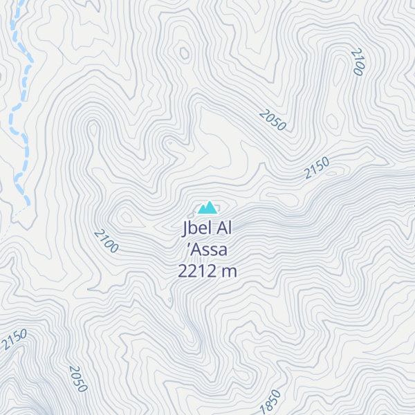 Map of Jbel Al ’Assa