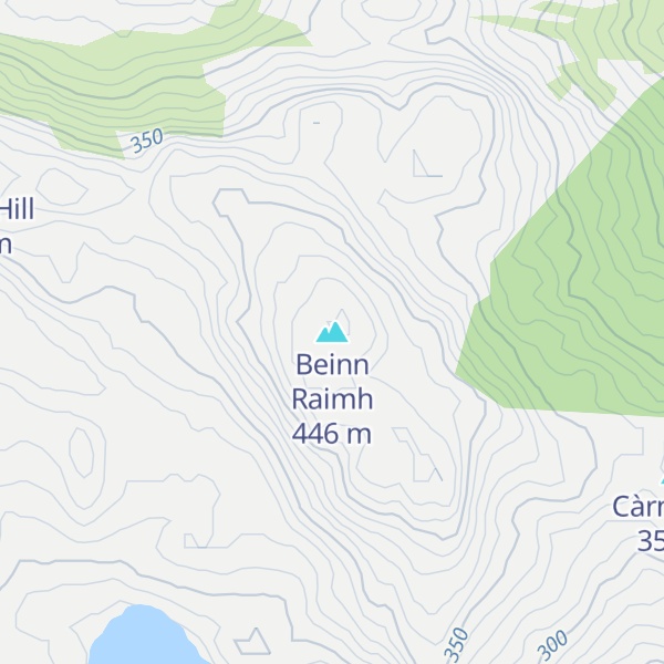 Map of Beinn Raimh