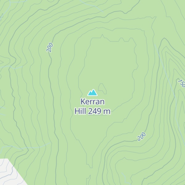 Map of Kerran Hill