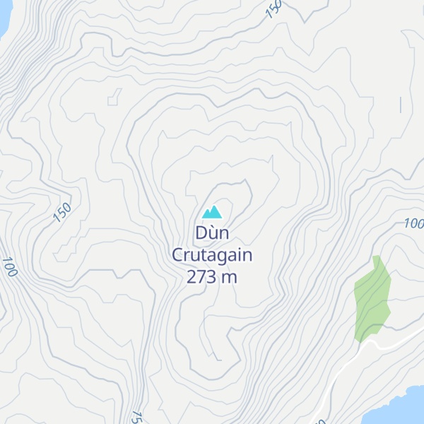 Map of Dùn Crutagain