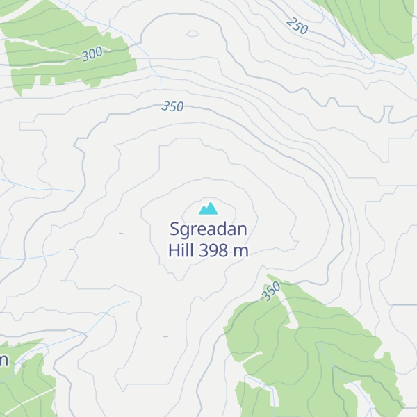 Map of Sgreadan Hill