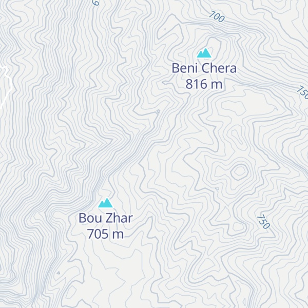 Map of Bou Hamda