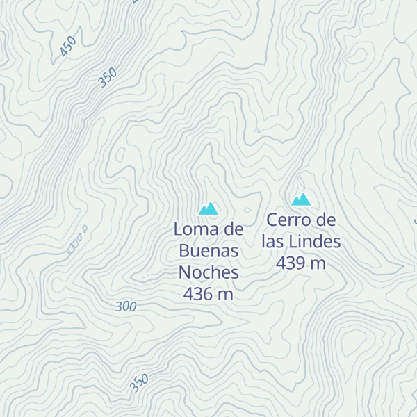 Map of Loma de Buenas Noches