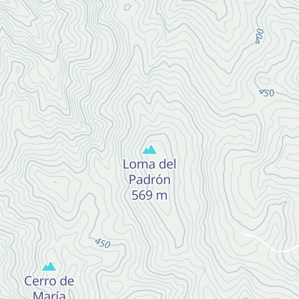 Map of Loma del Padrón