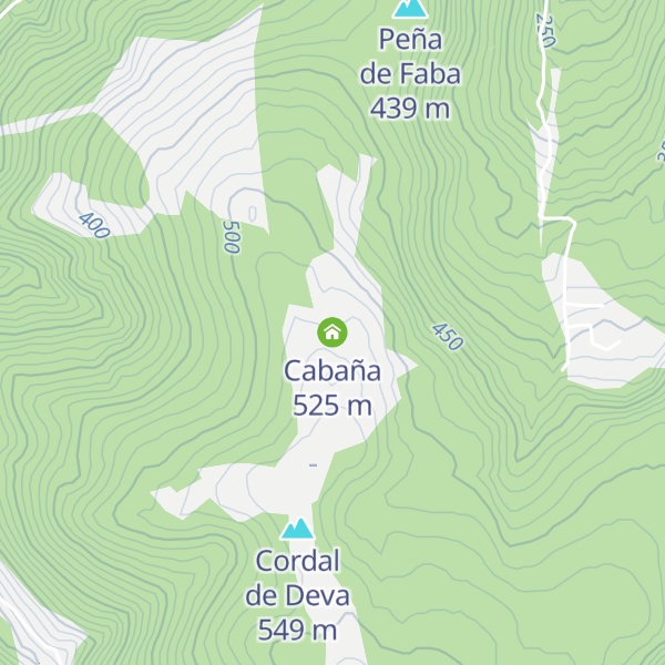 Map of Cabaña