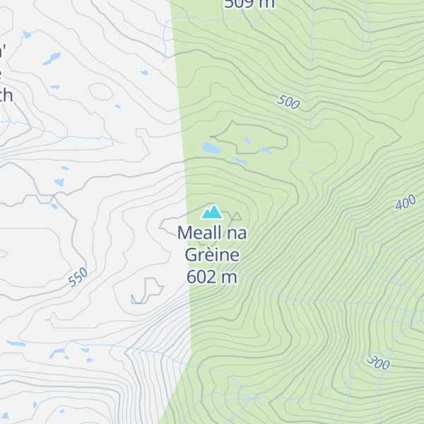 Map of Meall na Grèine