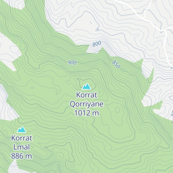 Map of Korrat Qorriyane