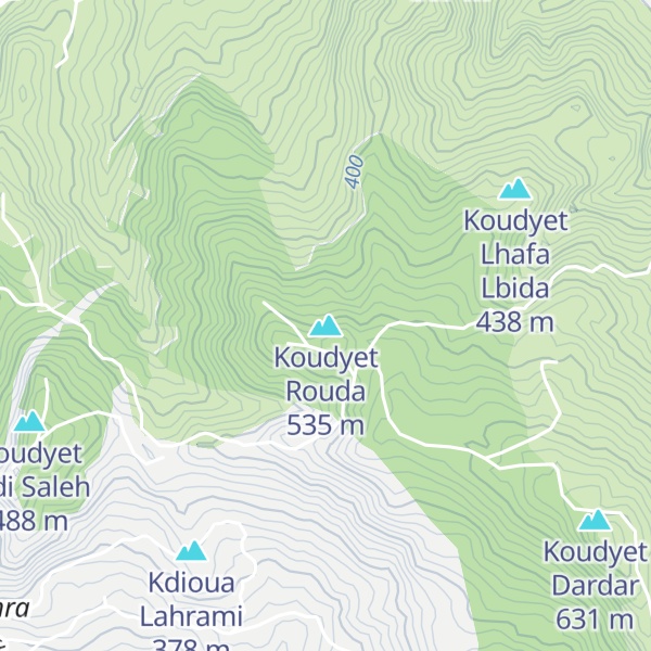 Map of Koudyet Rouda