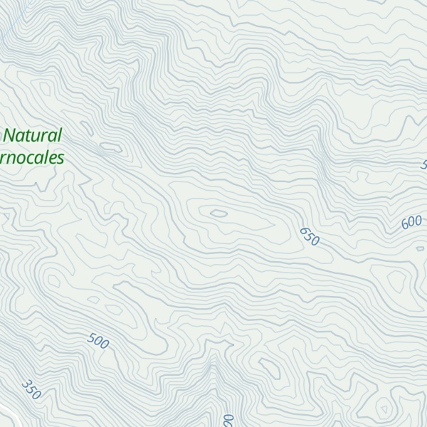 Map of Cerro de la Caldera