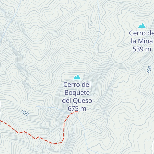 Map of Cerro del Boquete del Queso
